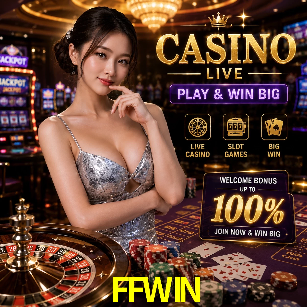 Aplicativo móvel FFWIN para iOS e Android
